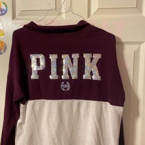 PINK quarter zip